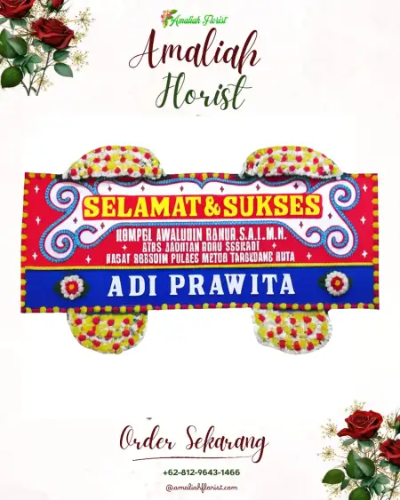 Papan Bunga Ucapan Selamat Sumberpetung