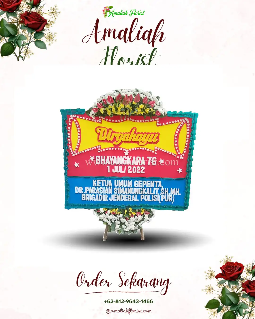 Papan Bunga HUT Ulang Tahun Sumberpetung
